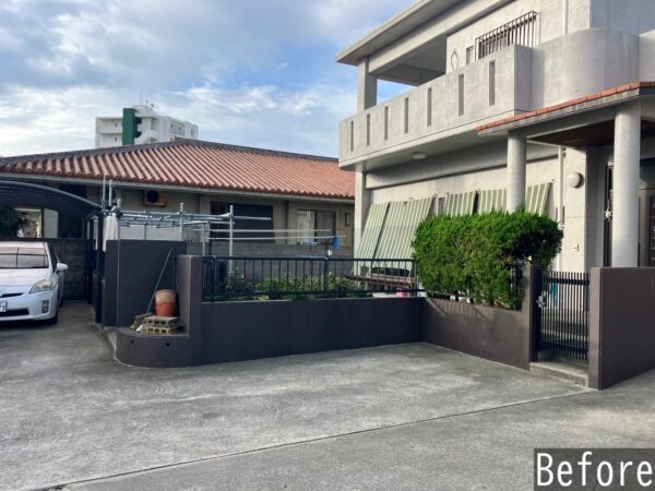 M様邸（沖縄市）　駐車場増設工事の施工事例